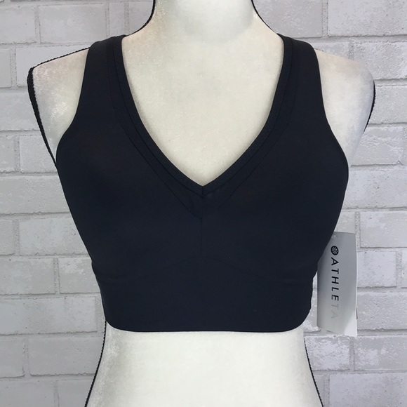 NWT Athleta Black Be Bold Bra Adjustable Straps - Picture 3 of 8